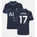 Tottenham Hotspur Cristian Romero #17 Bortedrakt 2023-24 Korte ermer